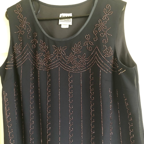 Ladies Beaded Tank Top - Picture 2 of 9